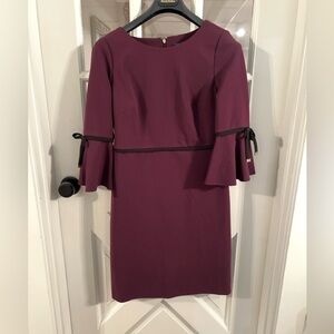 Tommy Hilfiger Women’s Plum 3/4 Sleeve Sheath Dress‎ Size 8 NWOT